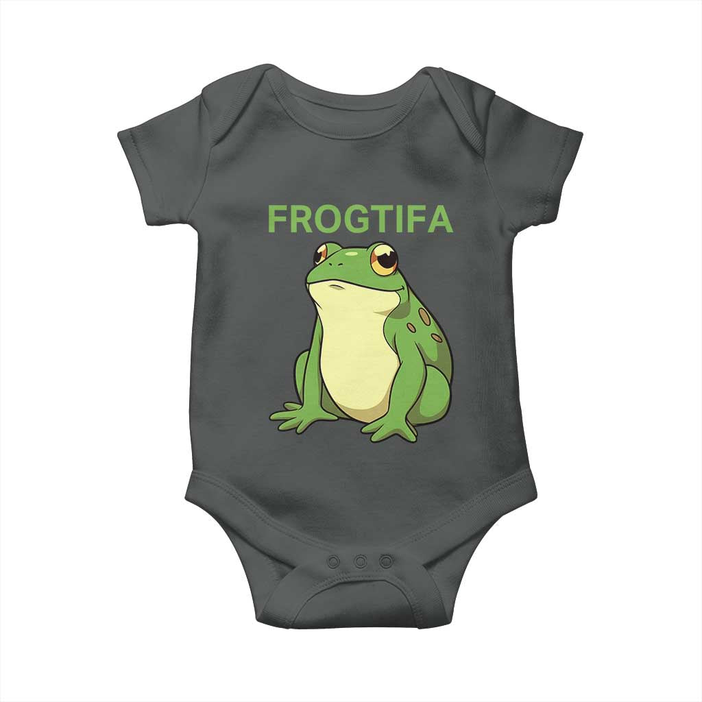 Funny Frogtifa Baby Onesie Resist Frog Protest Against Fascism - Wonder Print Shop