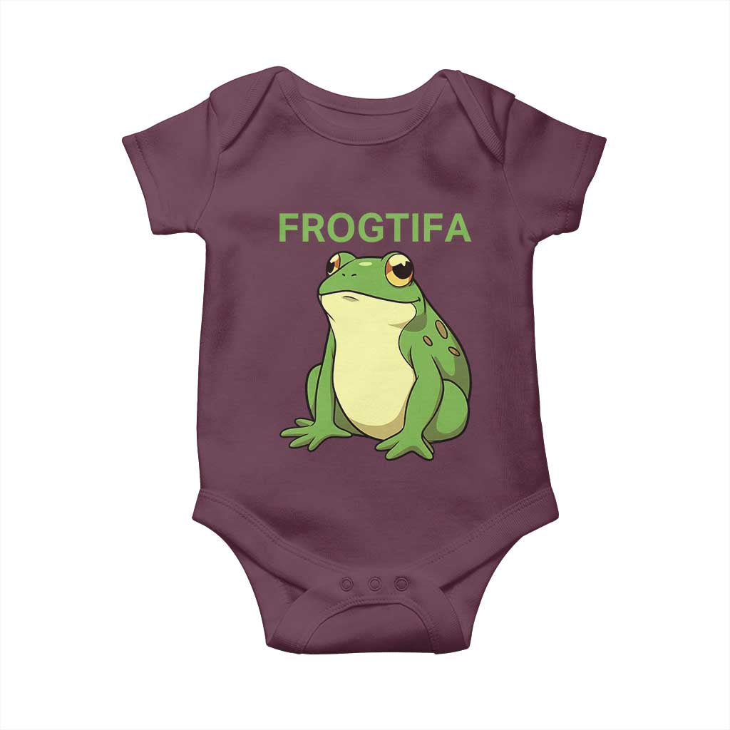 Funny Frogtifa Baby Onesie Resist Frog Protest Against Fascism - Wonder Print Shop