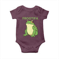 Funny Frogtifa Baby Onesie Resist Frog Protest Against Fascism - Wonder Print Shop