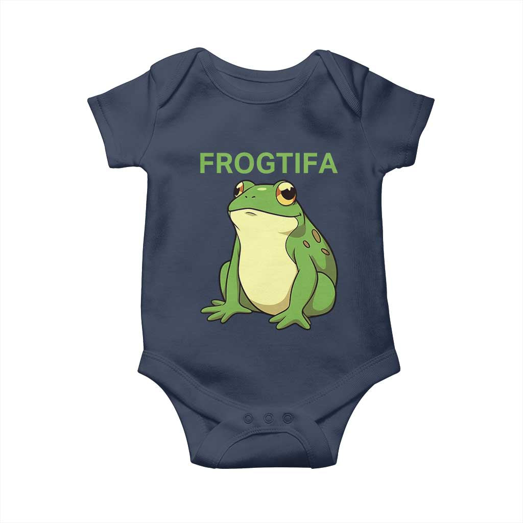 Funny Frogtifa Baby Onesie Resist Frog Protest Against Fascism - Wonder Print Shop