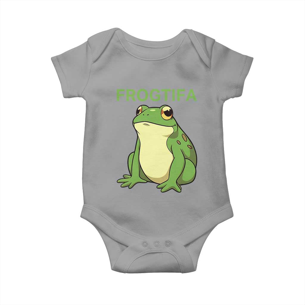 Funny Frogtifa Baby Onesie Resist Frog Protest Against Fascism - Wonder Print Shop