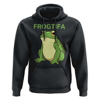 Funny Frogtifa Hoodie Resist Frog Protest Against Fascism - Wonder Print Shop