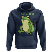 Funny Frogtifa Hoodie Resist Frog Protest Against Fascism - Wonder Print Shop