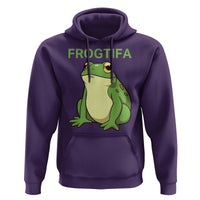 Funny Frogtifa Hoodie Resist Frog Protest Against Fascism - Wonder Print Shop