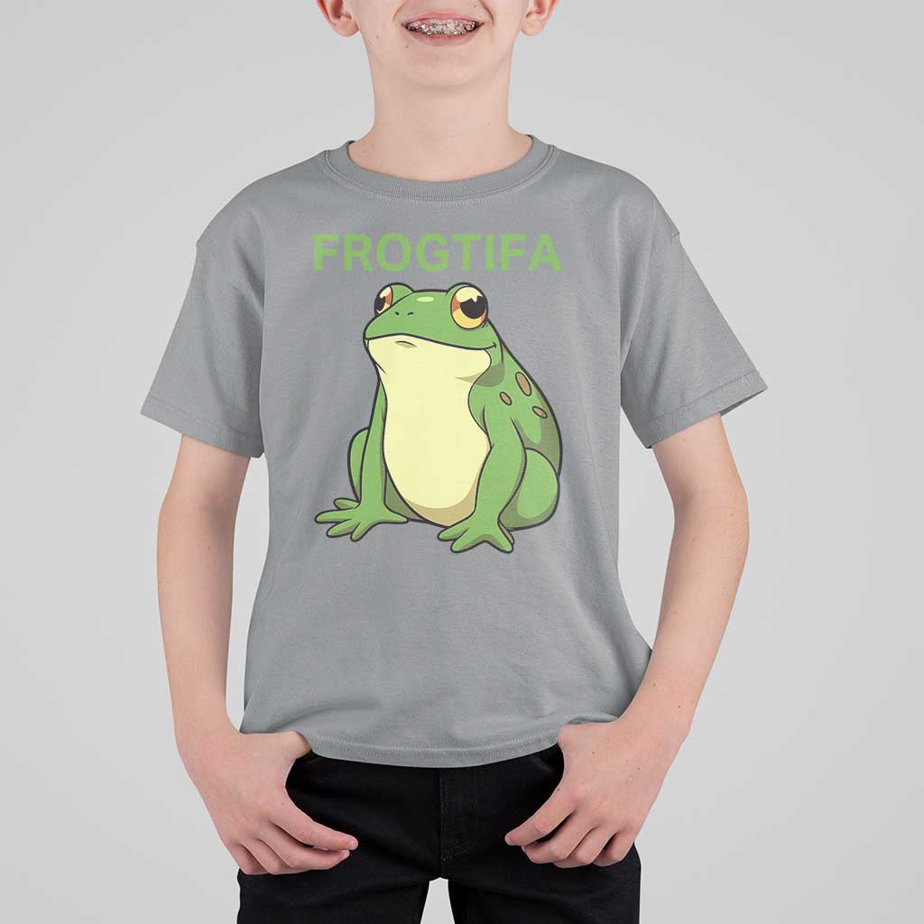 Funny Frogtifa T Shirt For Kid Resist Frog Protest Against Fascism - Wonder Print Shop