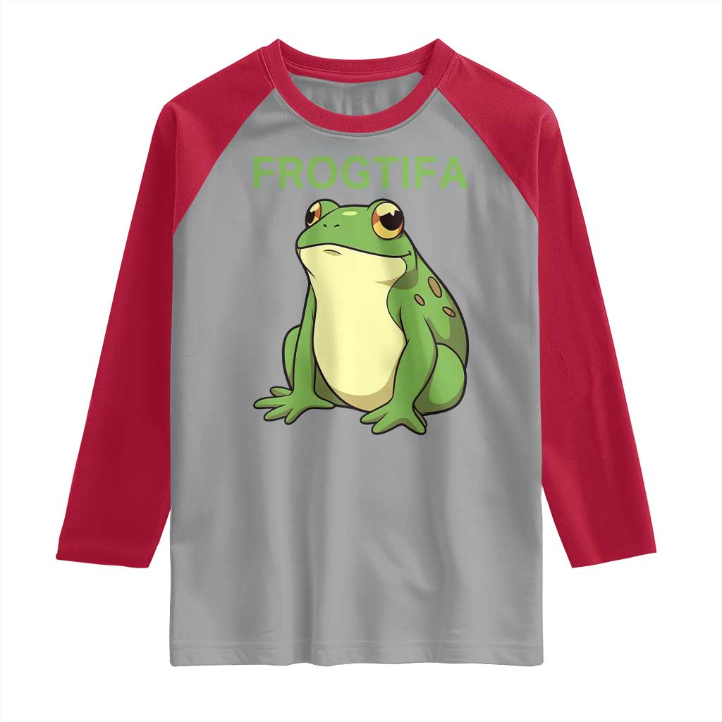 Funny Frogtifa Raglan Shirt Resist Frog Protest Against Fascism - Wonder Print Shop
