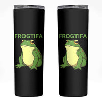 Funny Frogtifa Skinny Tumbler Resist Frog Protest Against Fascism - Wonder Print Shop