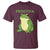 Funny Frogtifa T Shirt Resist Frog Protest Against Fascism - Wonder Print Shop