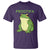 Funny Frogtifa T Shirt Resist Frog Protest Against Fascism - Wonder Print Shop