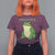 Funny Frogtifa T Shirt For Women Resist Frog Protest Against Fascism - Wonder Print Shop