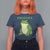 Funny Frogtifa T Shirt For Women Resist Frog Protest Against Fascism - Wonder Print Shop