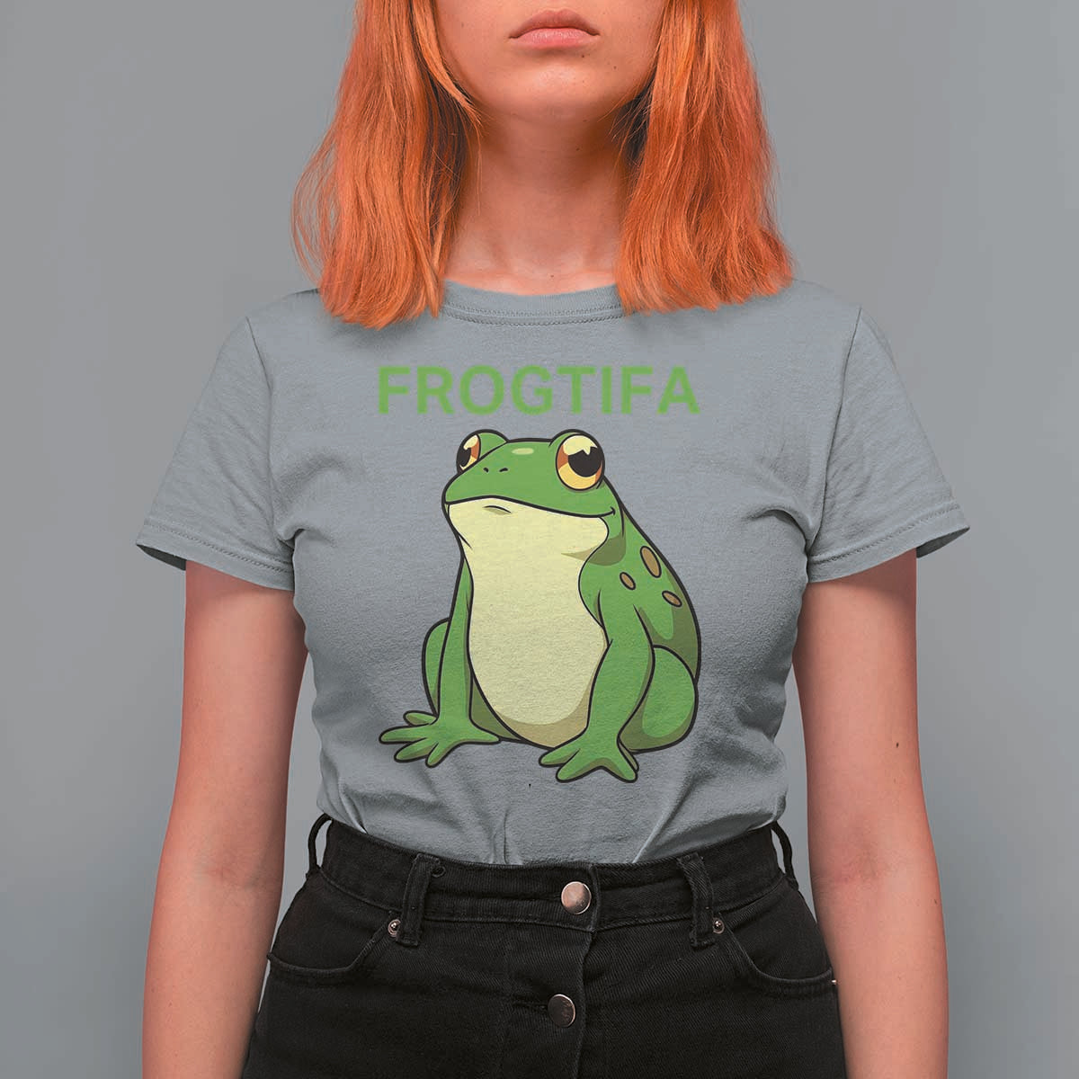 Funny Frogtifa T Shirt For Women Resist Frog Protest Against Fascism - Wonder Print Shop