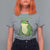 Funny Frogtifa T Shirt For Women Resist Frog Protest Against Fascism - Wonder Print Shop