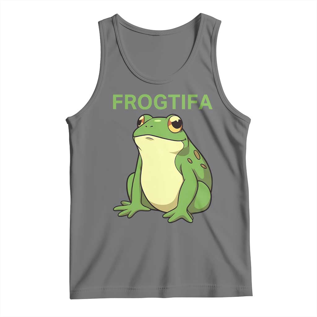 Funny Frogtifa Tank Top Resist Frog Protest Against Fascism - Wonder Print Shop