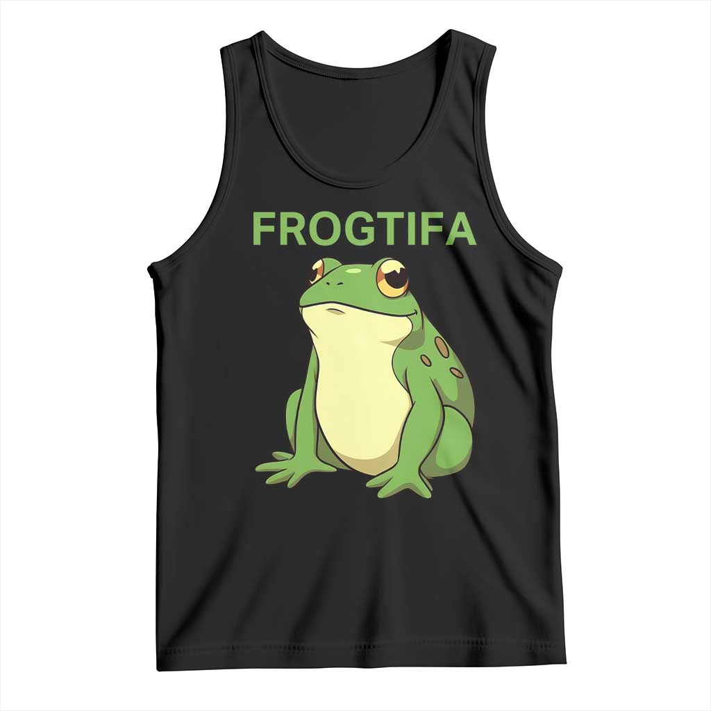 Funny Frogtifa Tank Top Resist Frog Protest Against Fascism - Wonder Print Shop