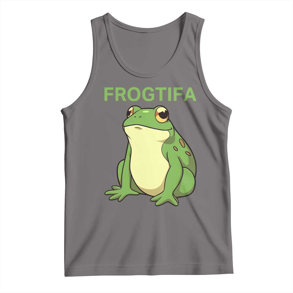Funny Frogtifa Tank Top Resist Frog Protest Against Fascism - Wonder Print Shop