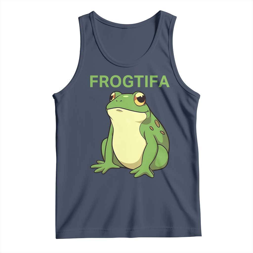 Funny Frogtifa Tank Top Resist Frog Protest Against Fascism - Wonder Print Shop