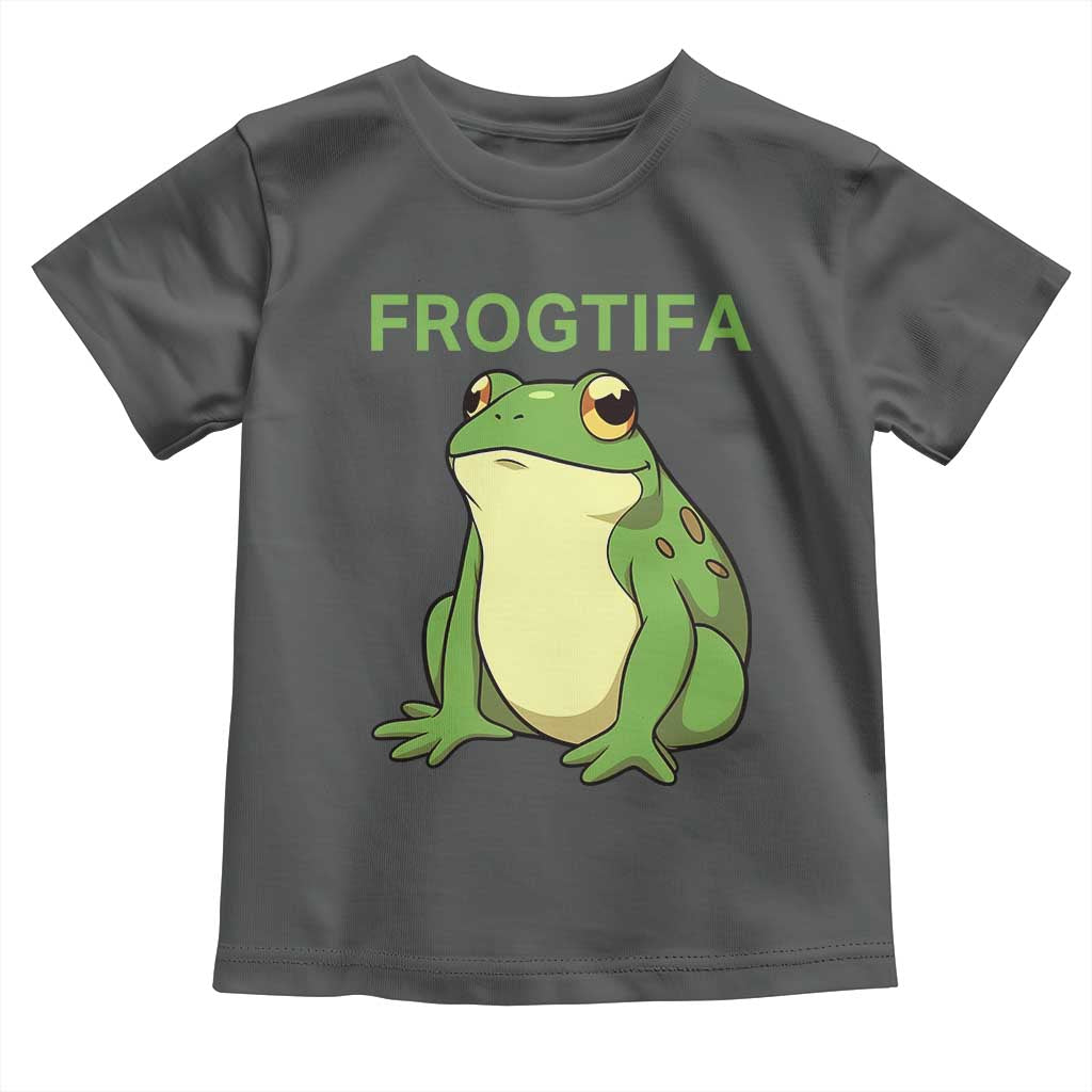 Funny Frogtifa Toddler T Shirt Resist Frog Protest Against Fascism - Wonder Print Shop