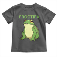 Funny Frogtifa Toddler T Shirt Resist Frog Protest Against Fascism - Wonder Print Shop