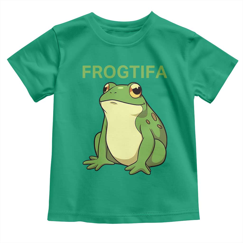Funny Frogtifa Toddler T Shirt Resist Frog Protest Against Fascism - Wonder Print Shop