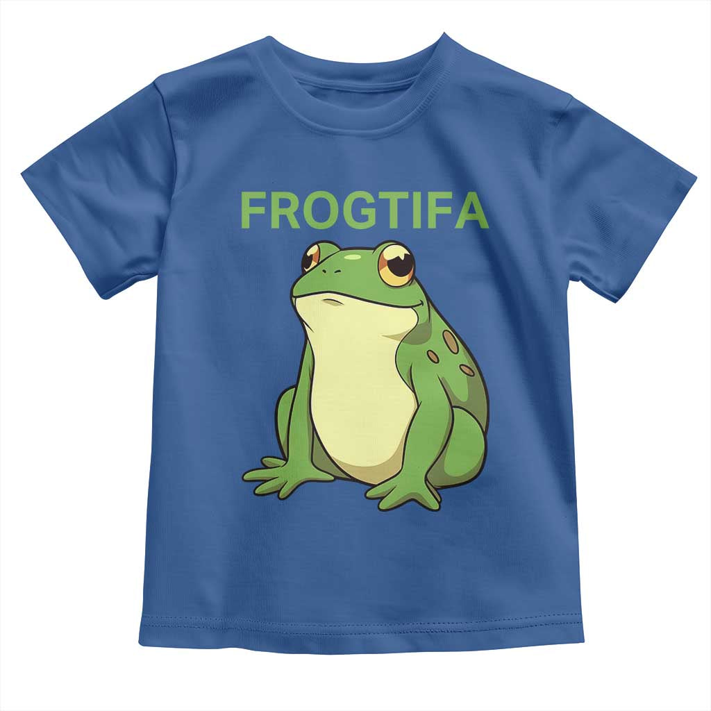 Funny Frogtifa Toddler T Shirt Resist Frog Protest Against Fascism - Wonder Print Shop