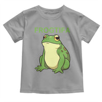 Funny Frogtifa Toddler T Shirt Resist Frog Protest Against Fascism - Wonder Print Shop