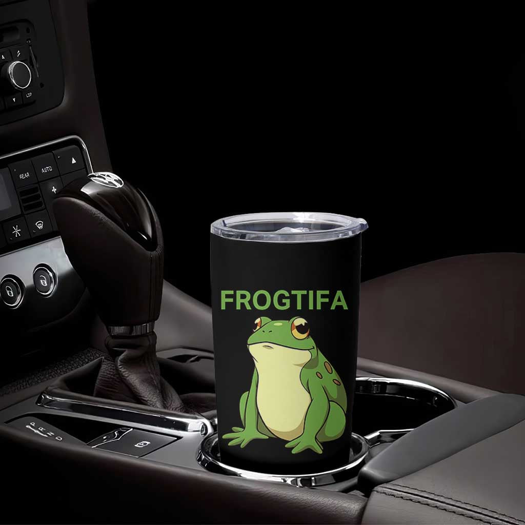 Funny Frogtifa Tumbler Cup Resist Frog Protest Against Fascism - Wonder Print Shop