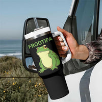 Funny Frogtifa Tumbler With Handle Resist Frog Protest Against Fascism - Wonder Print Shop