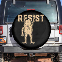 Frog Resist Spare Tire Cover Raised Fist Protest Fighter Retro Graphic - Wonder Print Shop