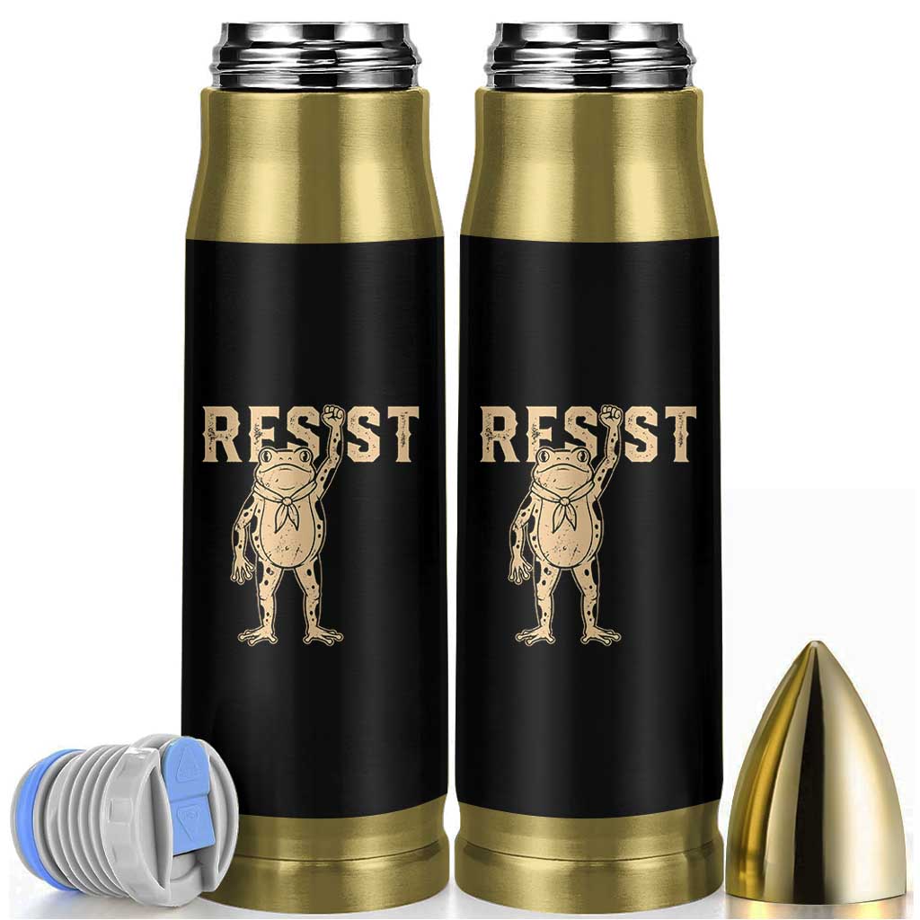 Frog Resist Bullet Tumbler Raised Fist Protest Fighter Retro Graphic - Wonder Print Shop