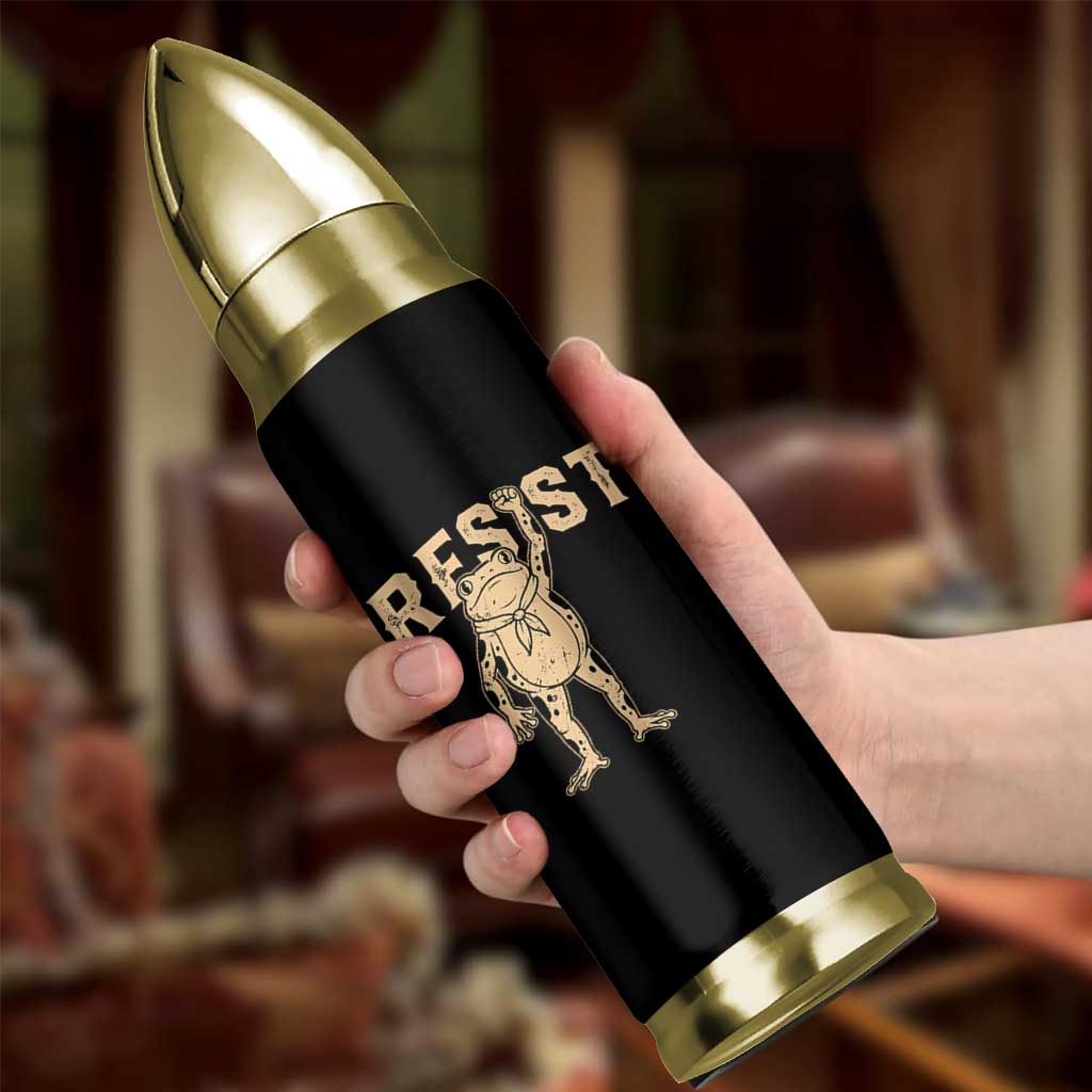 Frog Resist Bullet Tumbler Raised Fist Protest Fighter Retro Graphic - Wonder Print Shop