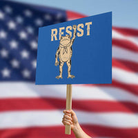 Frog Resist Protest Sign Raised Fist Protest Fighter Retro Graphic - Wonder Print Shop