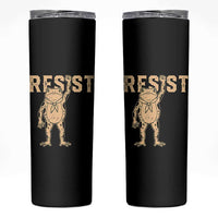 Frog Resist Skinny Tumbler Raised Fist Protest Fighter Retro Graphic - Wonder Print Shop