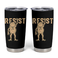 Frog Resist Tumbler Cup Raised Fist Protest Fighter Retro Graphic - Wonder Print Shop