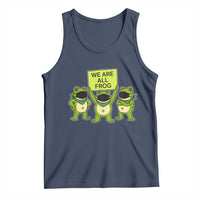 We Are All Frog Tank Top Frogs Protest Together Strong - Wonder Print Shop