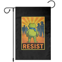 Resist Frog Graphic Garden Flag Protest Stand Against Fascism - Wonder Print Shop