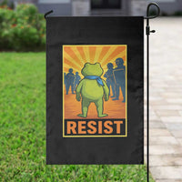 Resist Frog Graphic Garden Flag Protest Stand Against Fascism - Wonder Print Shop