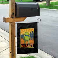Resist Frog Graphic Garden Flag Protest Stand Against Fascism - Wonder Print Shop