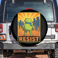 Resist Frog Graphic Spare Tire Cover Protest Stand Against Fascism - Wonder Print Shop