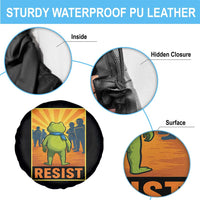 Resist Frog Graphic Spare Tire Cover Protest Stand Against Fascism - Wonder Print Shop