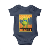 Resist Frog Graphic Baby Onesie Protest Stand Against Fascism - Wonder Print Shop