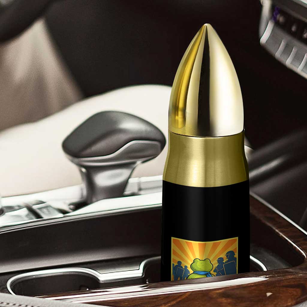 Resist Frog Graphic Bullet Tumbler Protest Stand Against Fascism - Wonder Print Shop