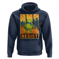 Resist Frog Graphic Hoodie Protest Stand Against Fascism - Wonder Print Shop