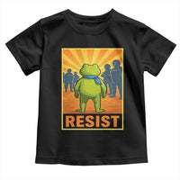 Resist Frog Graphic Toddler T Shirt Protest Stand Against Fascism - Wonder Print Shop