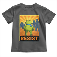 Resist Frog Graphic Toddler T Shirt Protest Stand Against Fascism - Wonder Print Shop