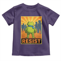 Resist Frog Graphic Toddler T Shirt Protest Stand Against Fascism - Wonder Print Shop