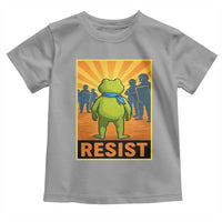 Resist Frog Graphic Toddler T Shirt Protest Stand Against Fascism - Wonder Print Shop
