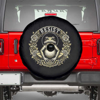 Zen Frog Resist Spare Tire Cover Sacred Resistance Protest Ornate Style Graphic - Wonder Print Shop
