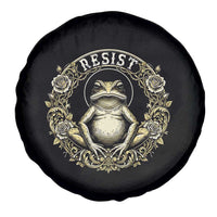 Zen Frog Resist Spare Tire Cover Sacred Resistance Protest Ornate Style Graphic - Wonder Print Shop