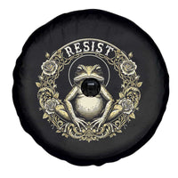 Zen Frog Resist Spare Tire Cover Sacred Resistance Protest Ornate Style Graphic - Wonder Print Shop